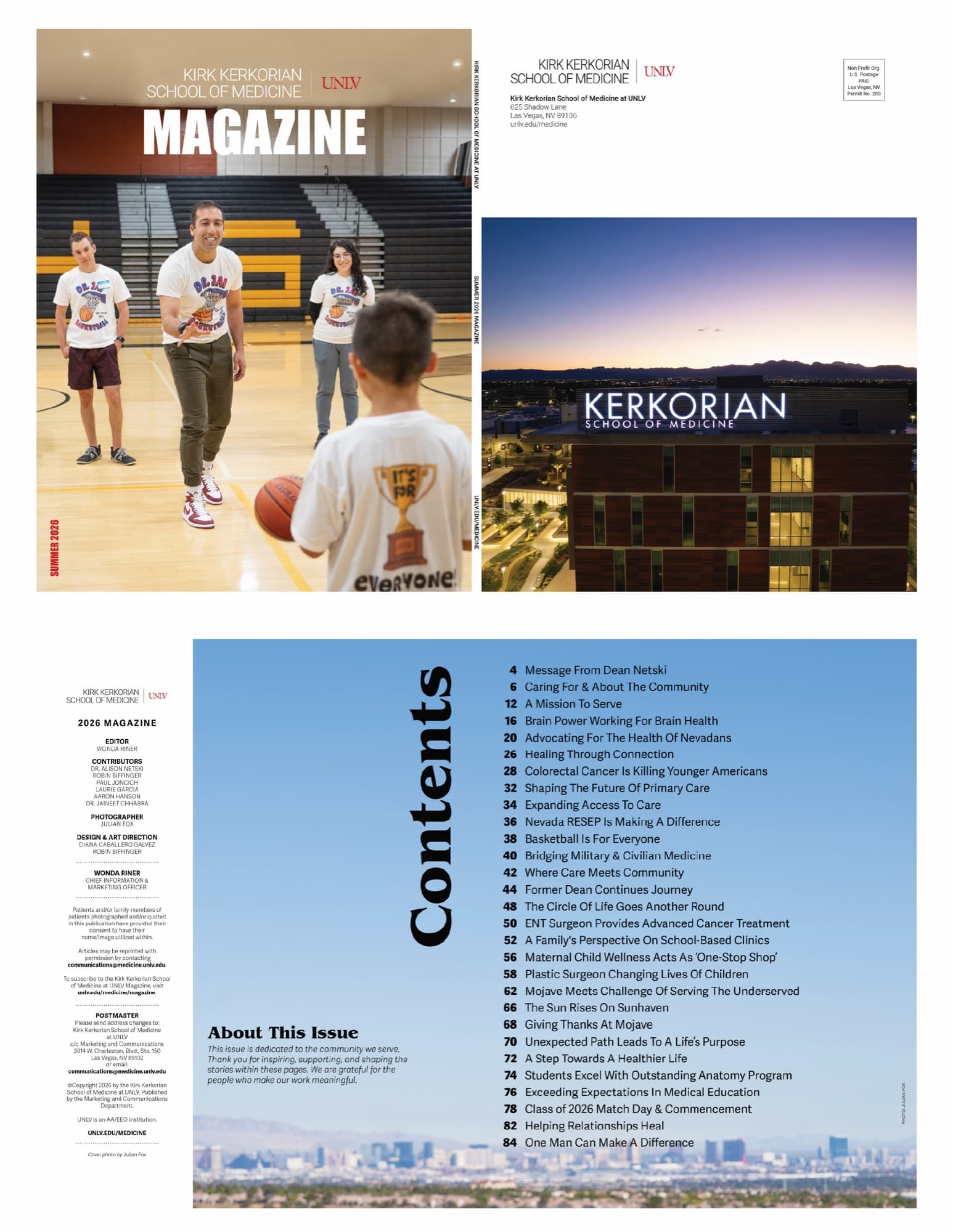 Kirk Kerkorian School of Medicine at UNLV Summer 2026 Magazine