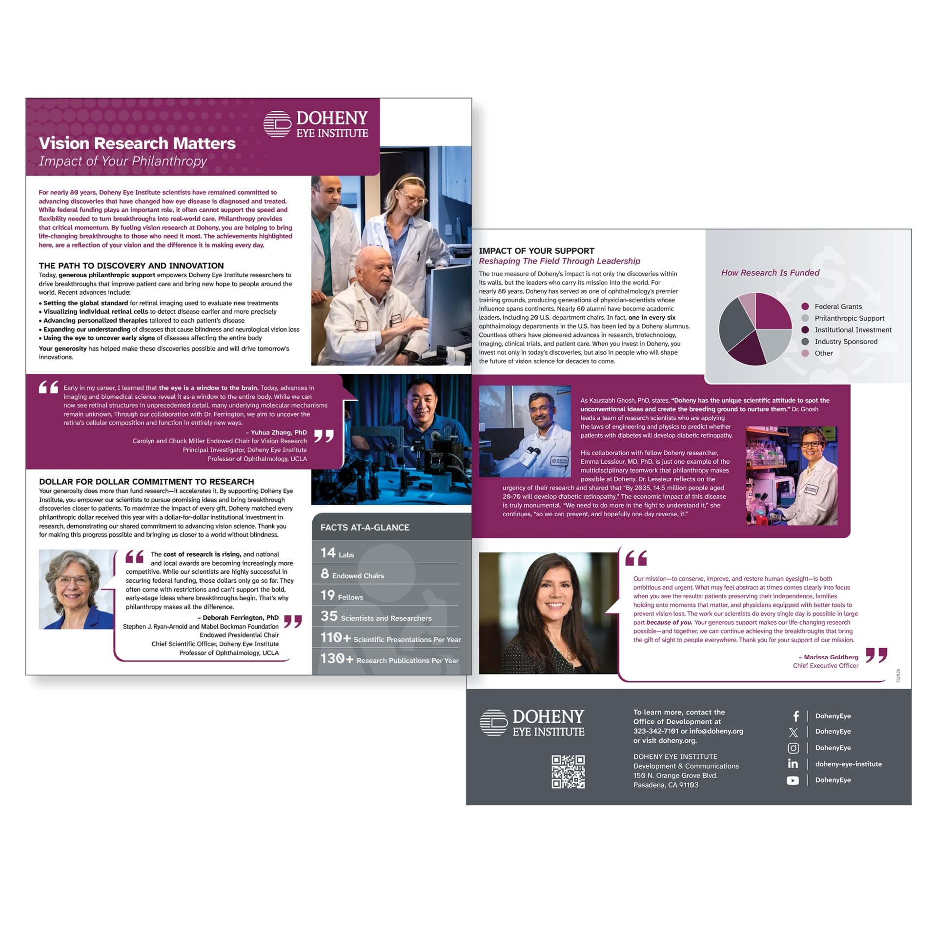 Doheny Eye Institute Donor Impact Report