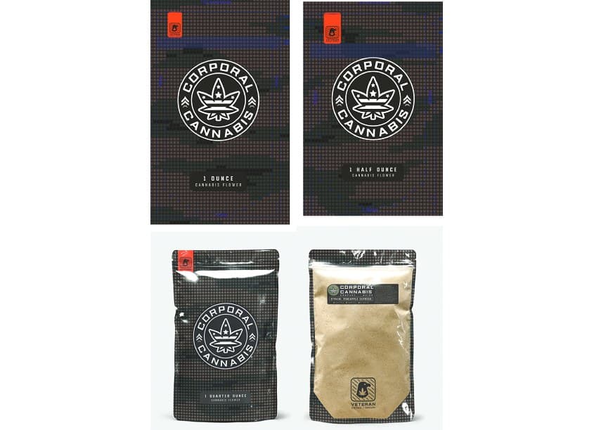 Corporal Cannabis Flower Packaging