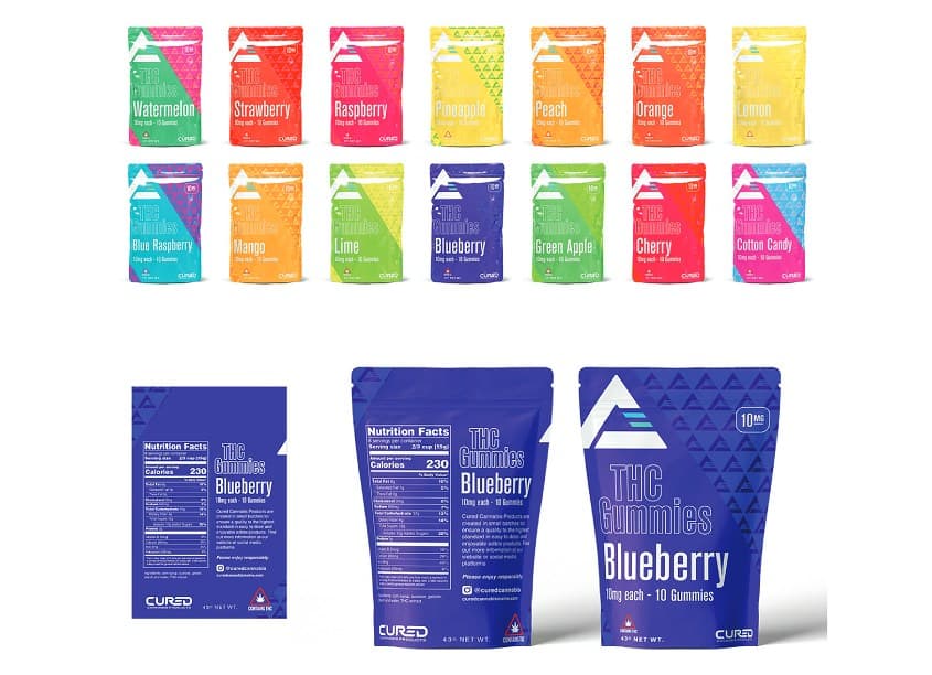 Cured Cannabis Edibles Packaging