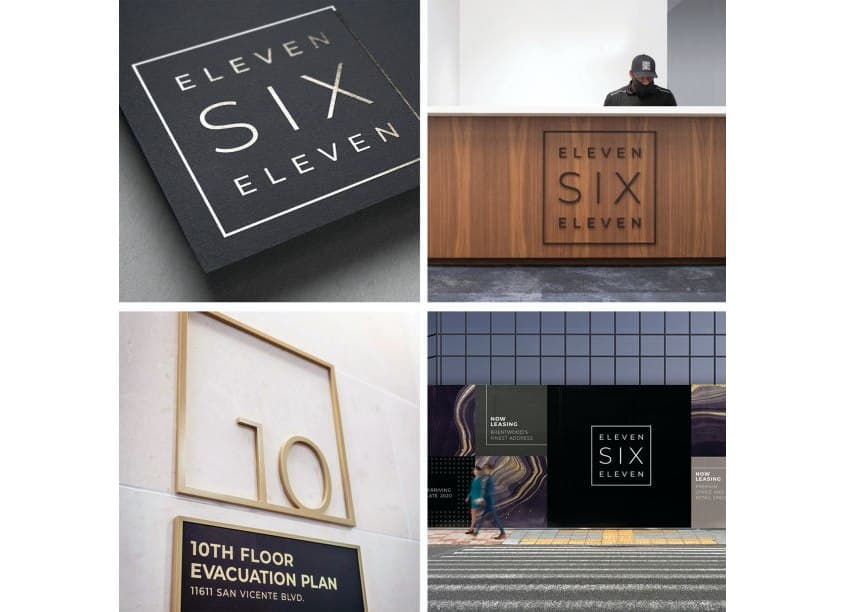 11611 San Vicente Signage and Environmental Graphics