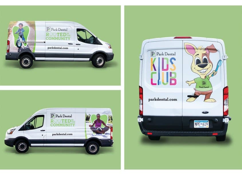 Park Dental Van Wrap
