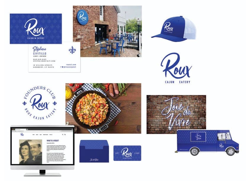 Roux Cajun Eatery Branding