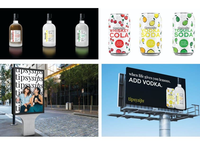 Tipsy Sips Branding