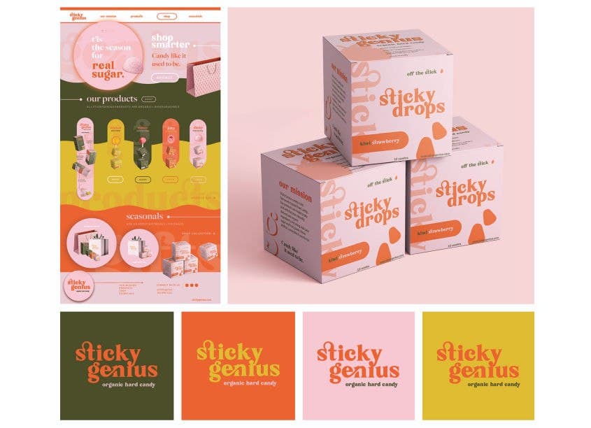Sticky Genius Branding, Package Design, and Integrated Marketing Campaign
