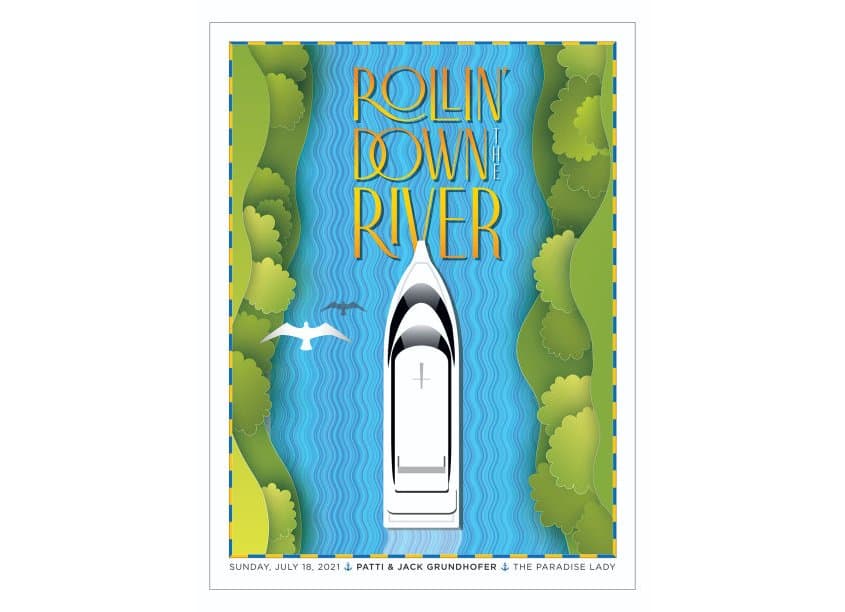 River Cruise Event Poster