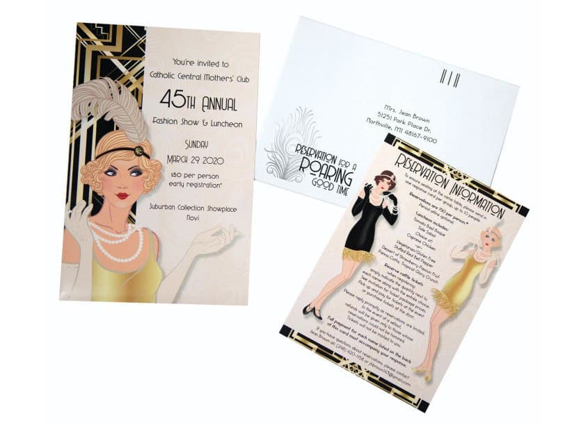 45th Annual Fashion Show Invitation