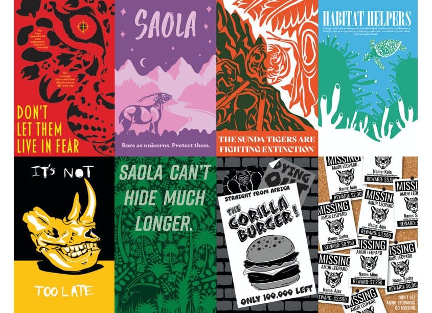 Endangered Animal Posters