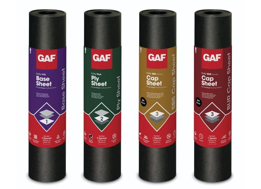 GAF Try-Ply Packaging Rebrand
