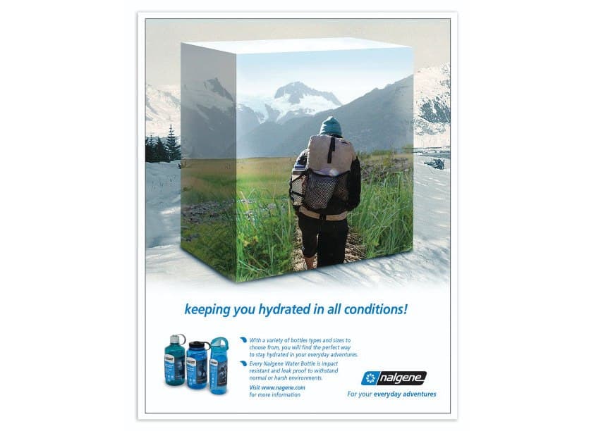 Nalgene Water Bottles Advertising Concept