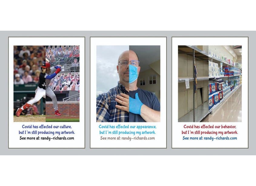 COVID Fine Art Social Media Campaign