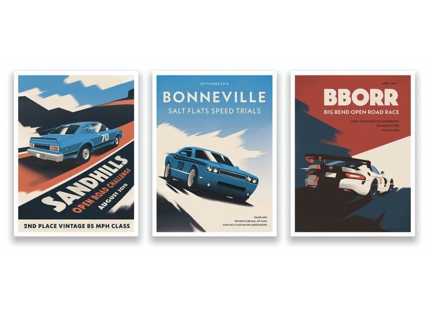 B5 Commemorative Racing Posters