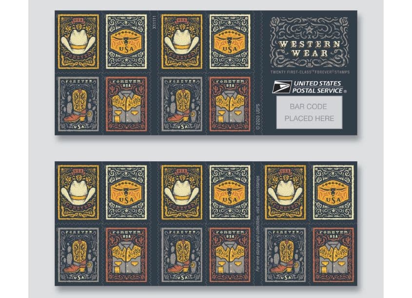 Western Wear Stamp Design