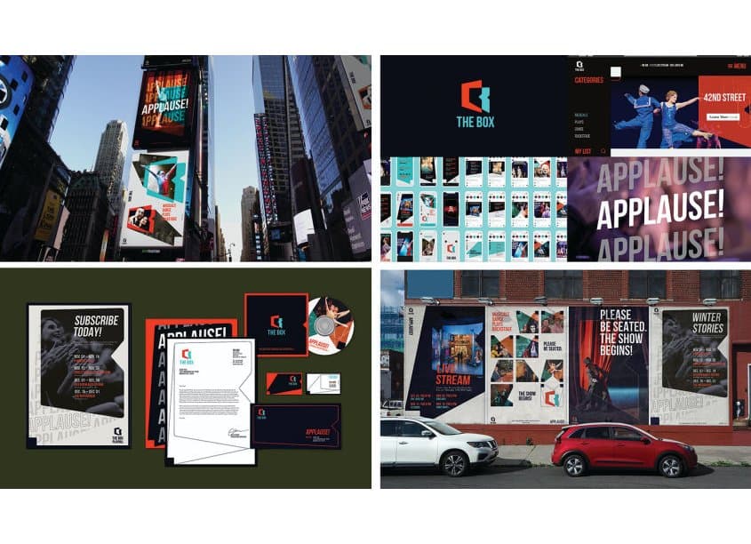 THE BOX Theater Branding