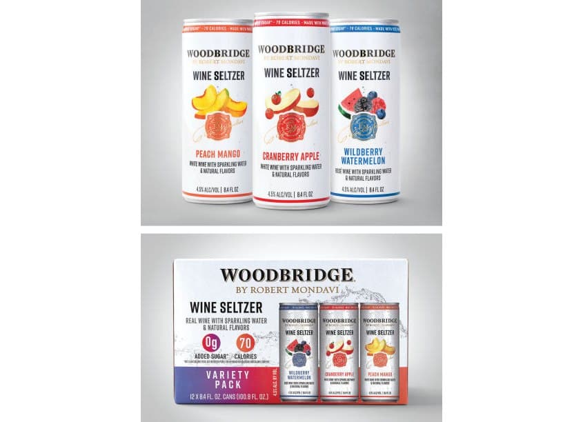 Woodbridge Wine Seltzer Packaging Design
