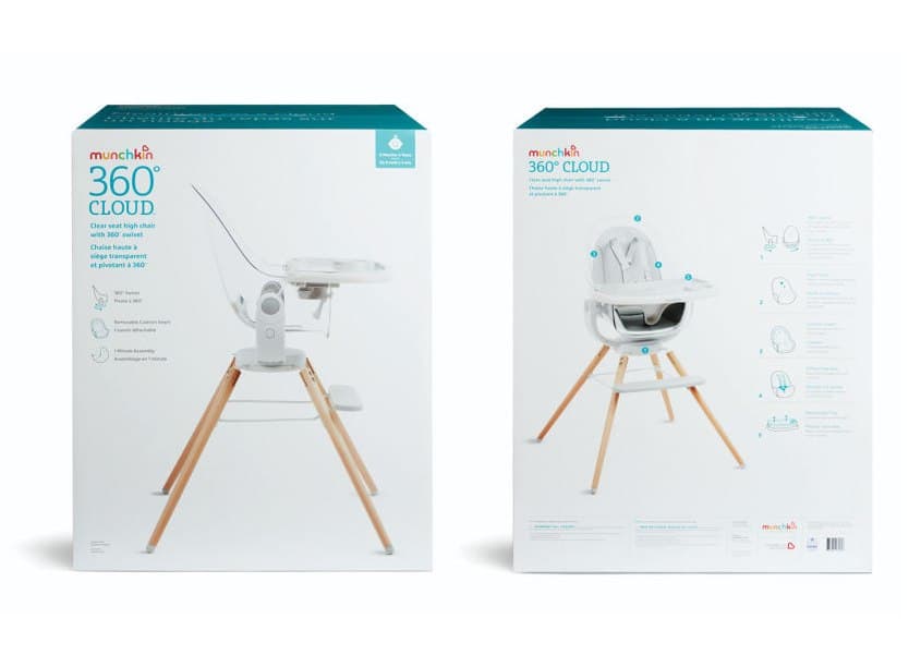 360 Cloud High Chair Packaging