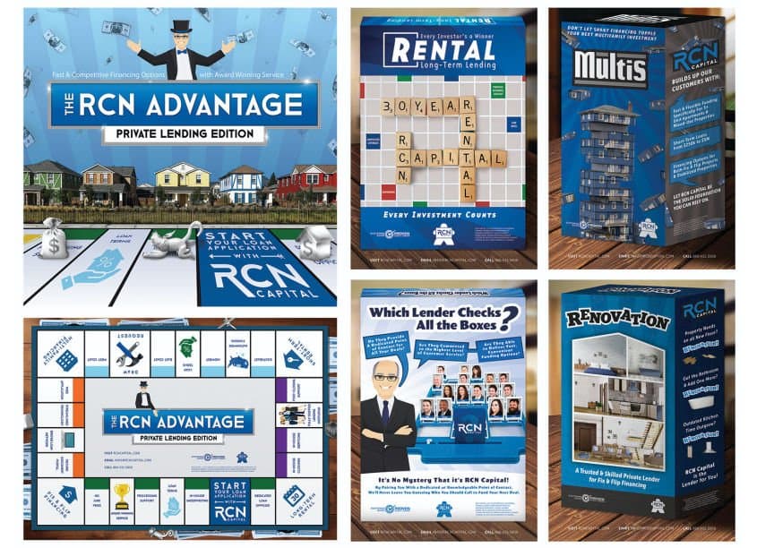 Scotsman Guide Board Game Advertising Series