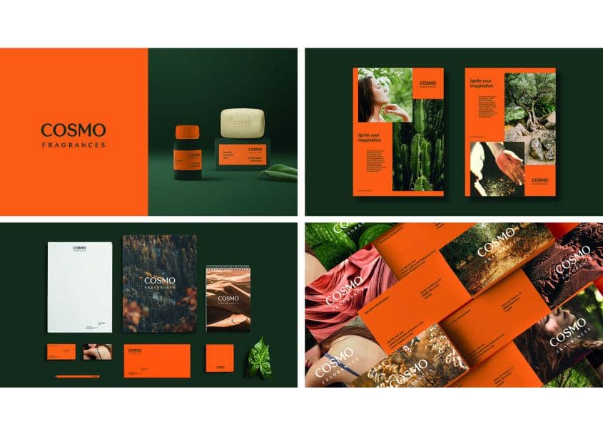 Cosmo International Fragrances Branding