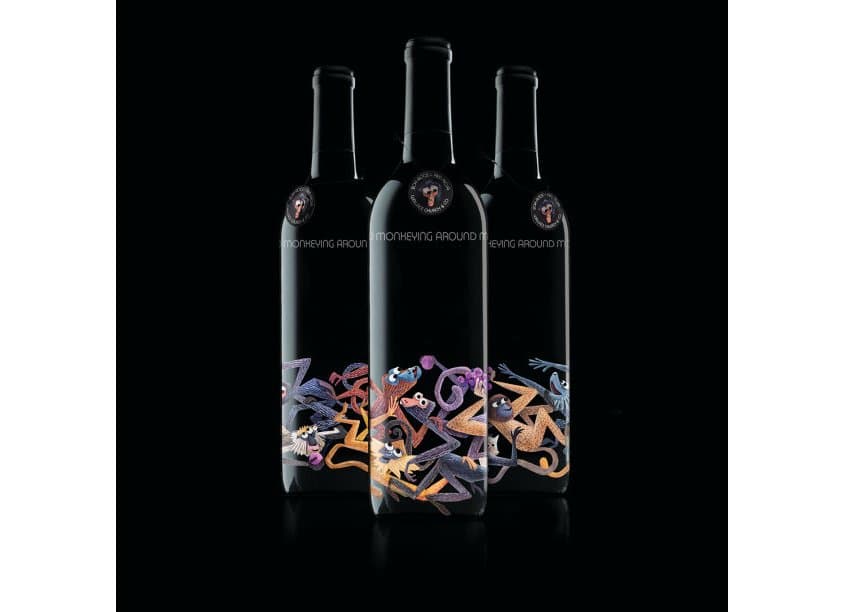 Monkeying Around Label Design