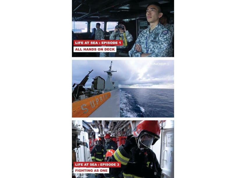 Mindef's Life At Sea Series
