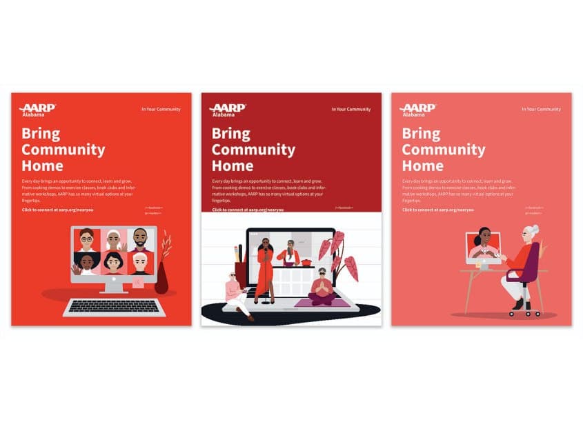 Bring Community Home Advertising and Illustrations