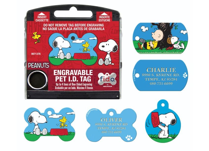 Peanuts Cassette and Tag
