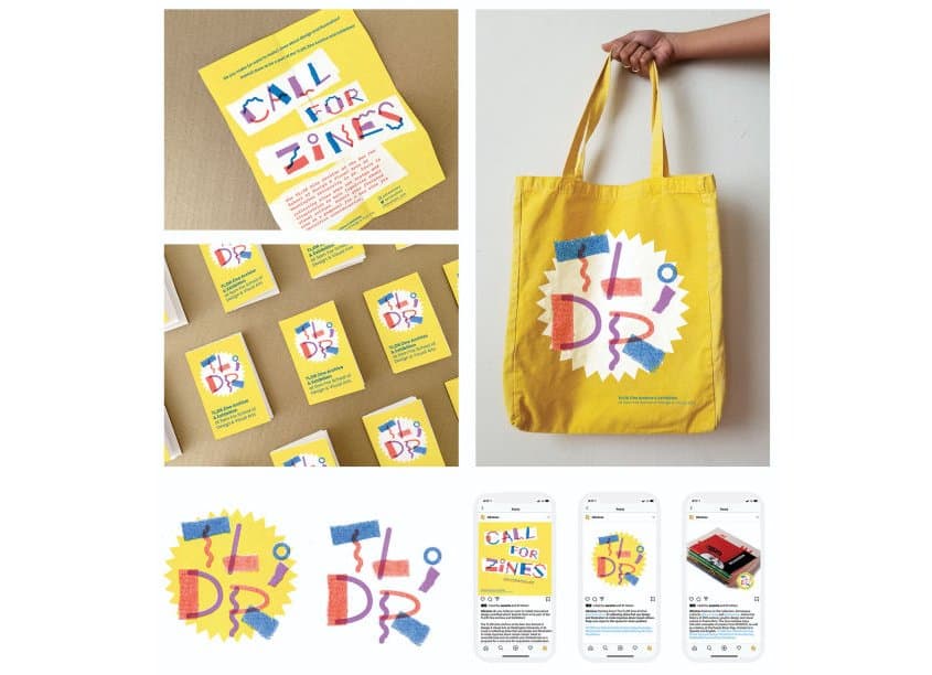 TL;DR Zine Archive Brand Identity