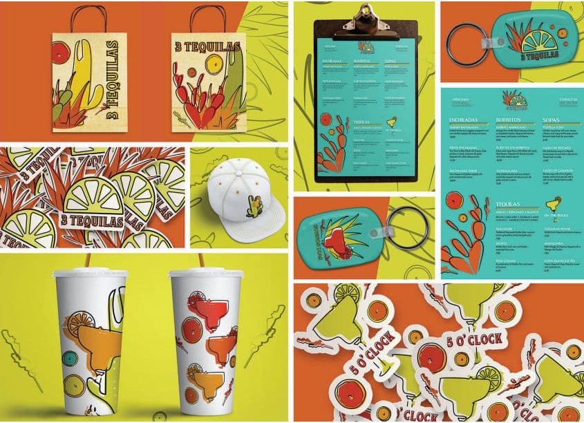 3 Tequilas Restaurant Rebrand