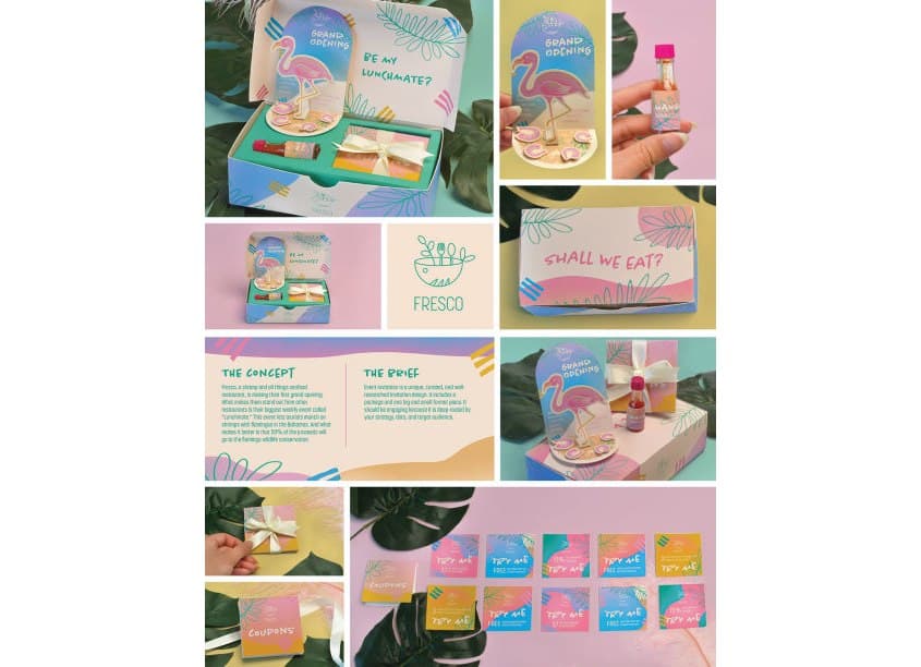 Fresco Restaurant Lunchmate Event Graphics