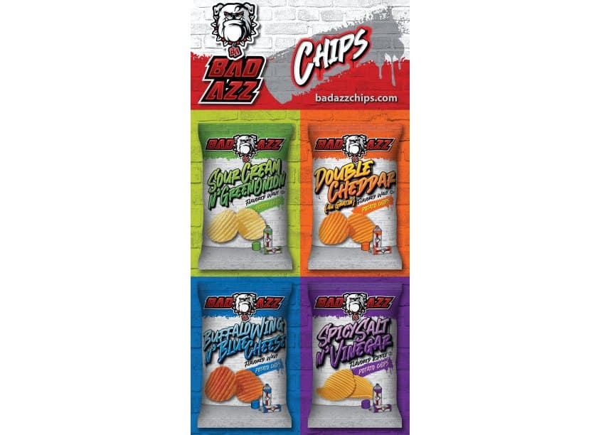 Bad Azz Potato Chips Packaging