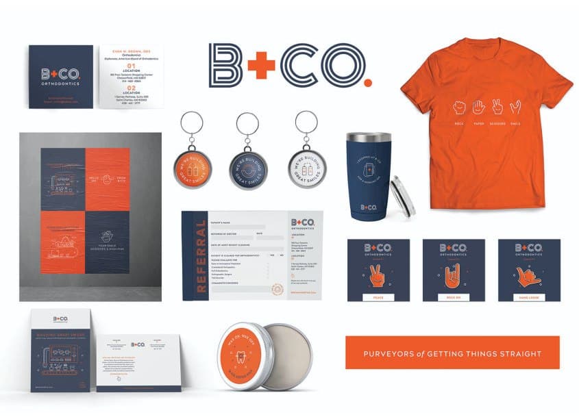 Brown + Co Ortho Brand Identity
