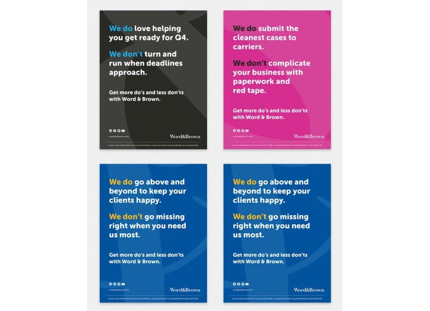 Word & Brown GA 2021 Advertising Campaign