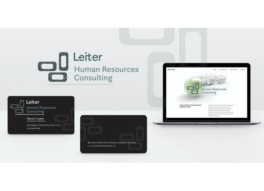 Leiter Consulting Branding Including Logo, Business Card and Website