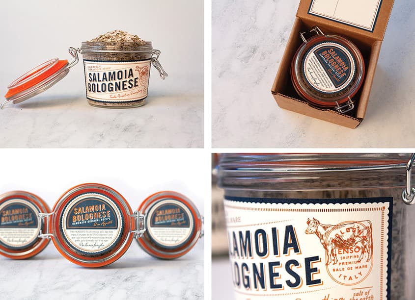 Salamoia Bolognese Package Design