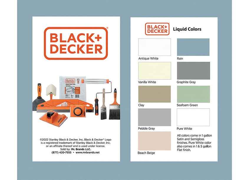 Black & Decker Paint Sundries Business Card