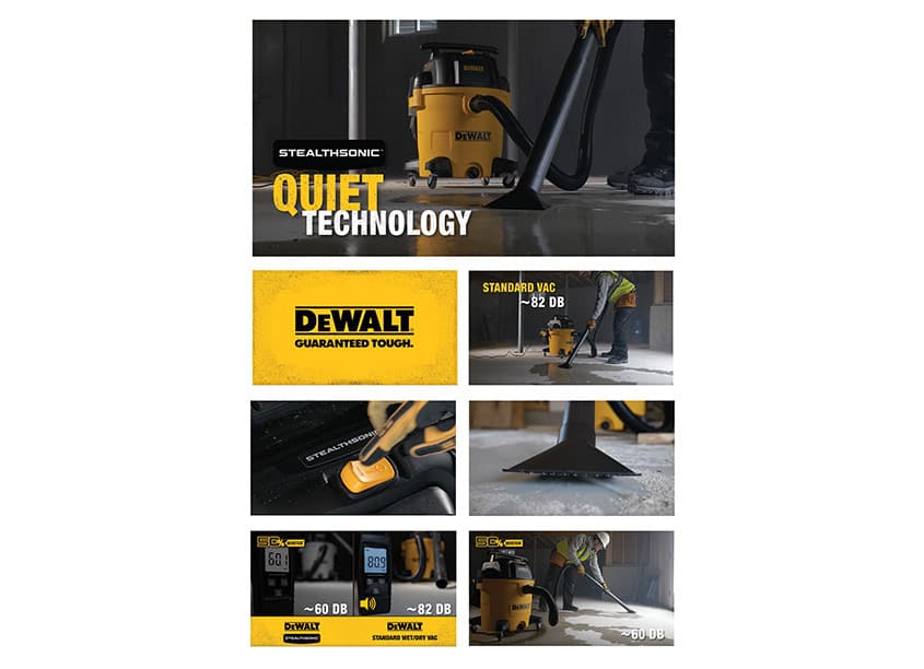 DeWalt Stealthsonic Quiet Vac Video