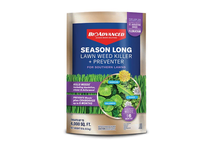 BioAdvanced Season Long Lawn Weed Killer Packaging SMB Life Science