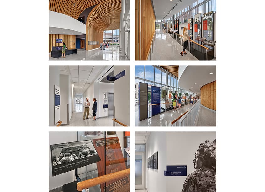 National Veterans Resource Center Wayfinding and Exhibit