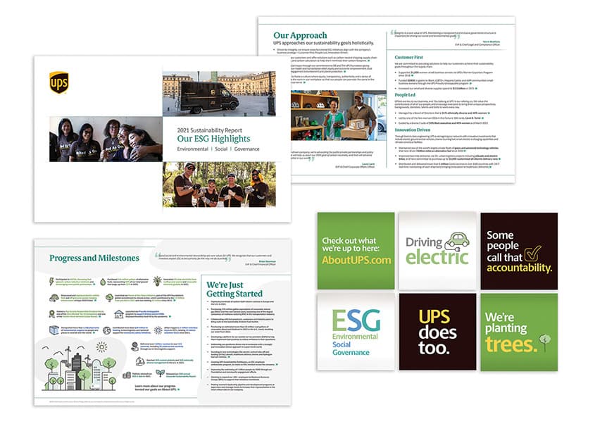 UPS ESG Highlights