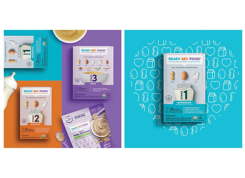 Oatmeal and Stages Packaging