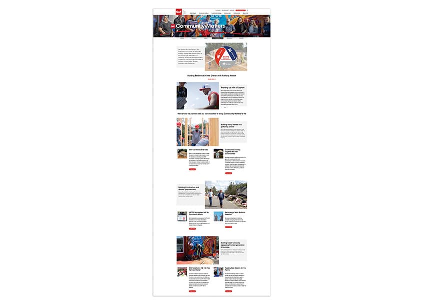 Community Matters Website Design