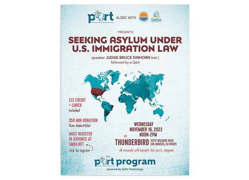the p.o.r.t. program fundraiser