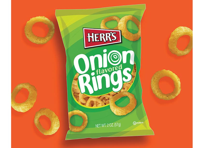 Herr's Onion Rings Packaging