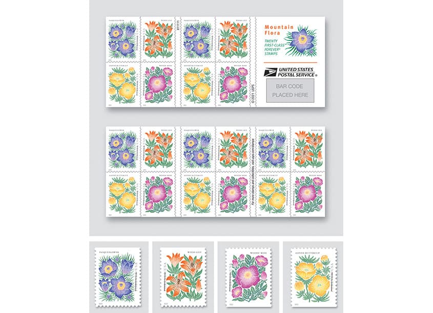 Mountain Flora Forever Stamp