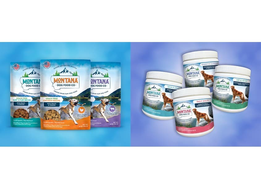 Montana Dog Food Co. Package Design