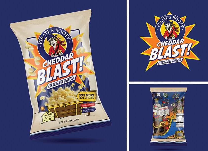 Cheddar Blast New Subline Packaging