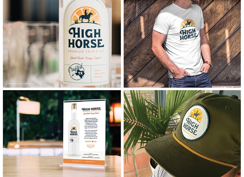 High Horse Triple Sec Bottle Packaging