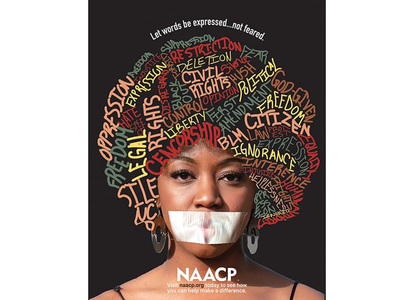 NAACP - Let Words Be Expressed Poster