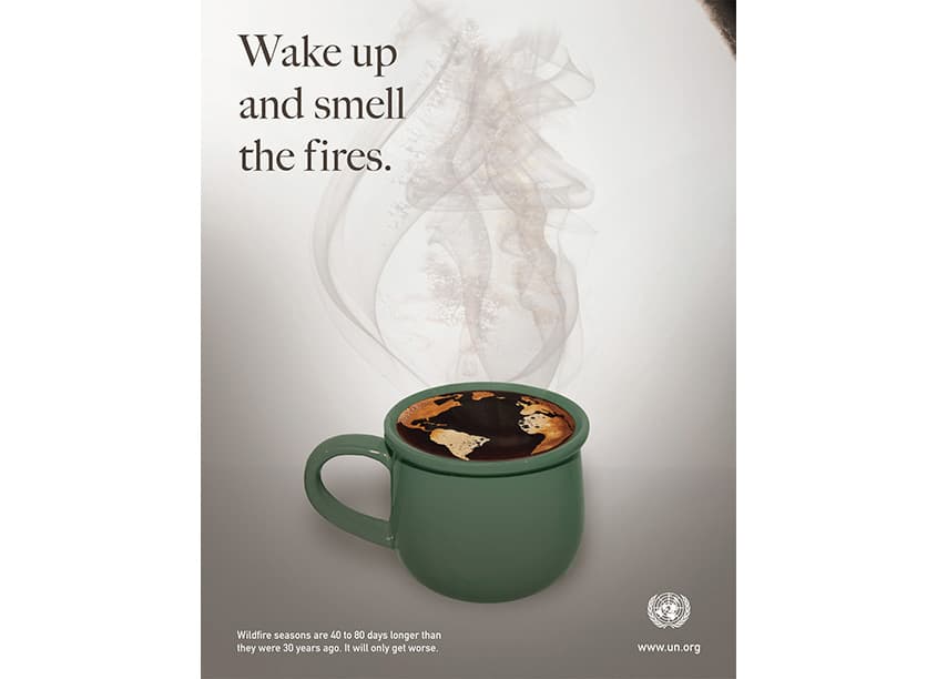 United Nations - Wake Up and Smell the Fires Poster