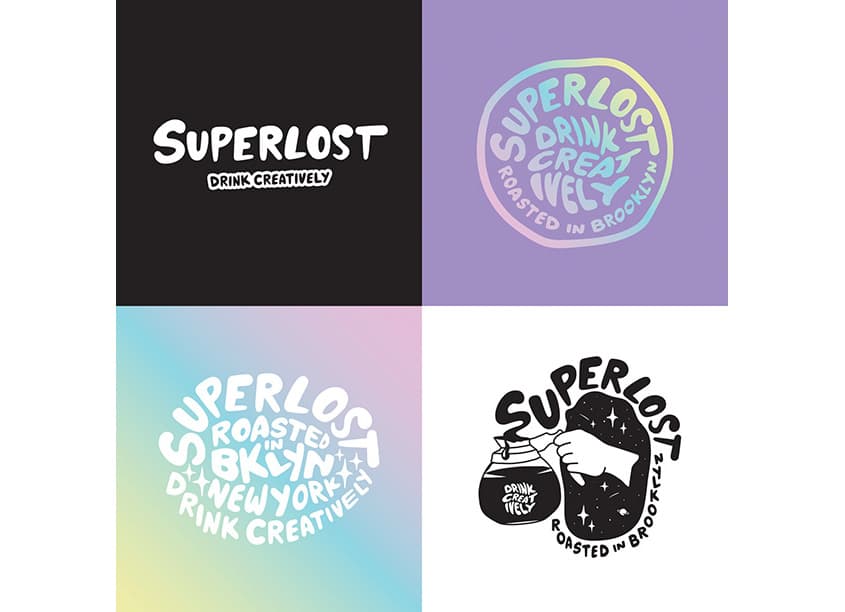 Superlost Coffee Brand Identity Design